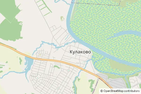 Mapa Kulakovo