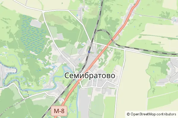 Mapa Semibratovo