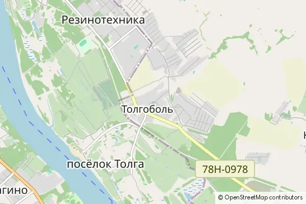 Mapa Tolgobol