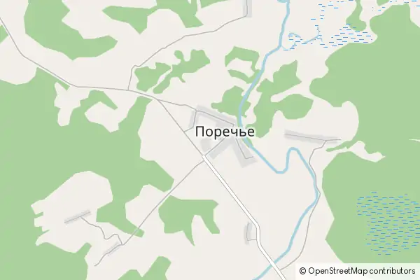 Mapa Porechye