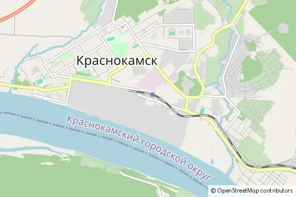 Mapa Krasnokamsk