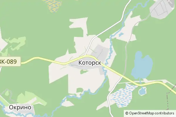 Mapa Kotorsk