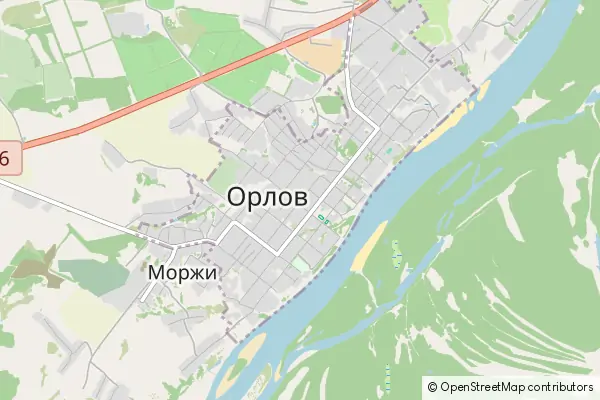 Mapa Orłow