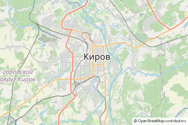 Mapa Kirow