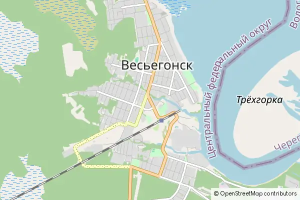 Mapa Vesyegonsk