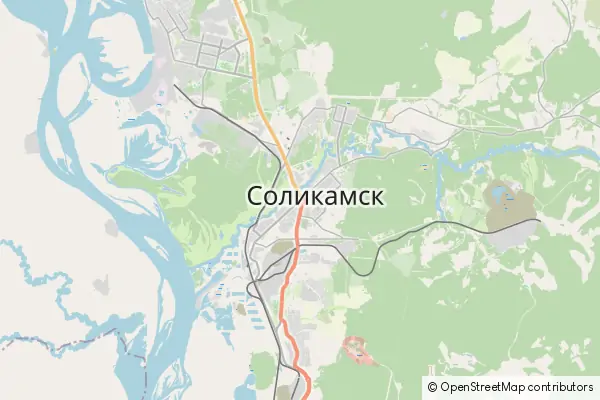 Mapa Solikamsk