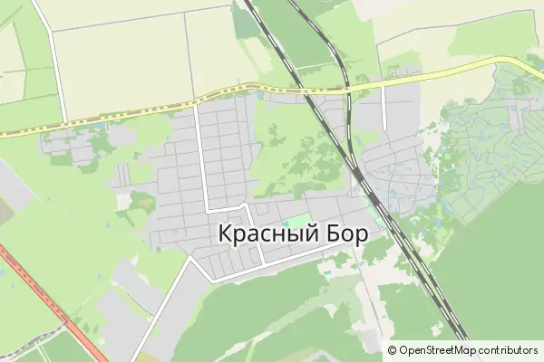 Mapa Krasny Bor