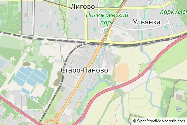 Mapa Staro-Panovo