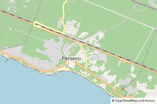 Mapa Repino