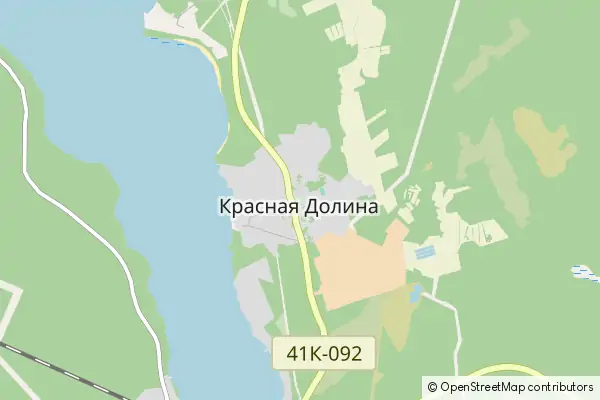 Mapa Krasnaya Dolina