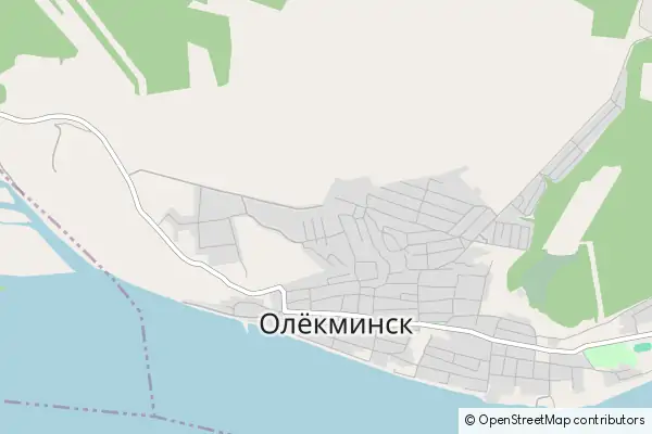 Mapa Olekminsk