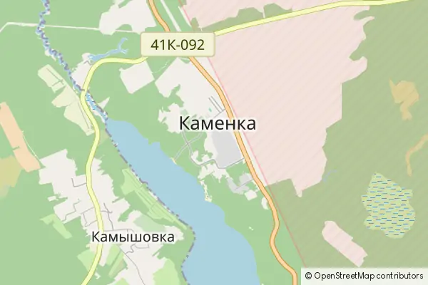 Mapa Kamenka