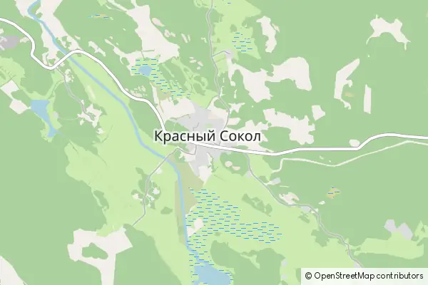 Mapa Krasnyy Sokol