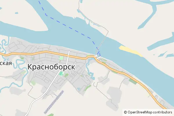 Mapa Krasnoborsk