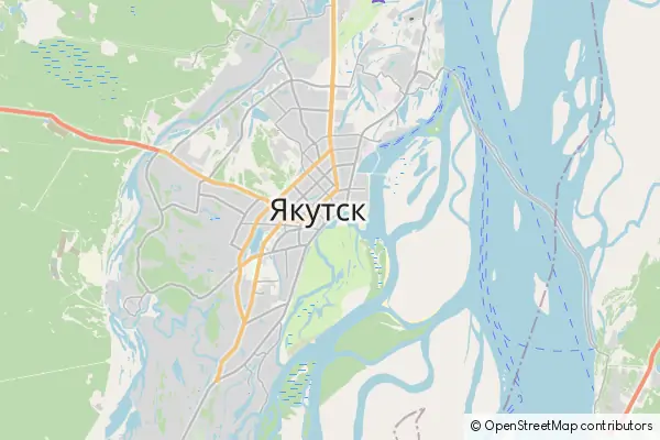 Mapa Yakutsk