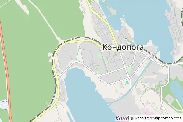 Mapa Kondopoga