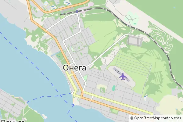 Mapa Onega