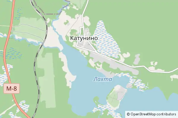 Mapa Katunino