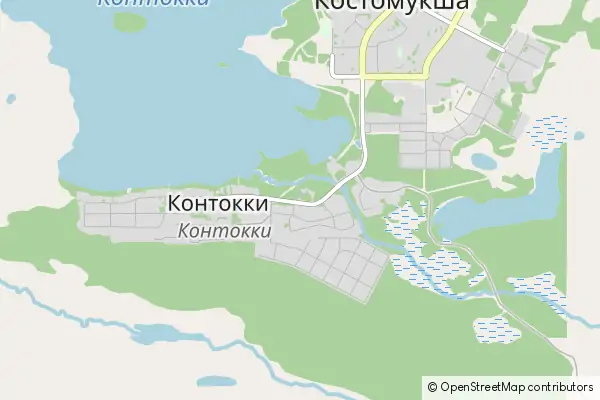 Mapa Kostomuksza