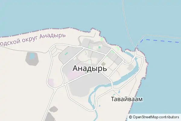 Mapa Anadyr