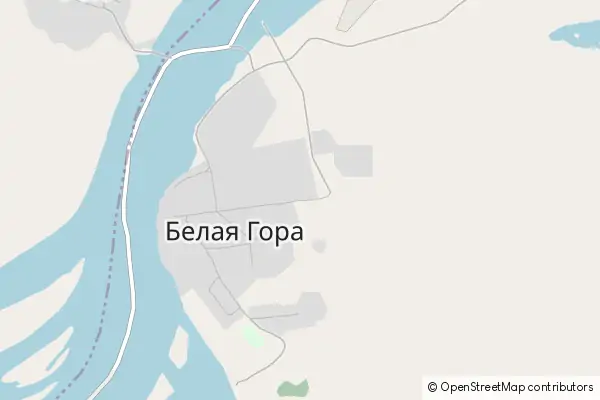 Mapa Belaya Gora