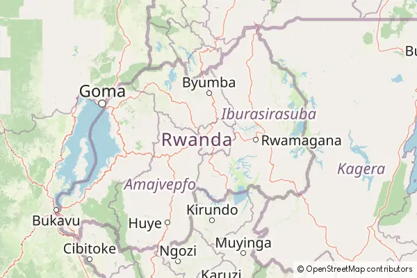 Mapa Kigali