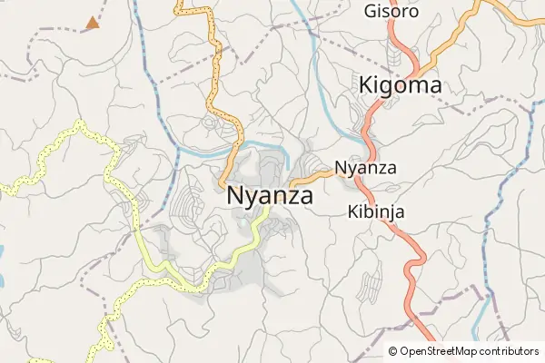 Mapa Nyanza