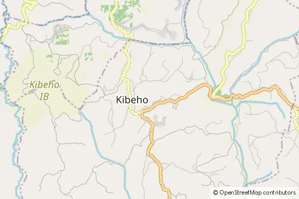 Mapa Kibeho