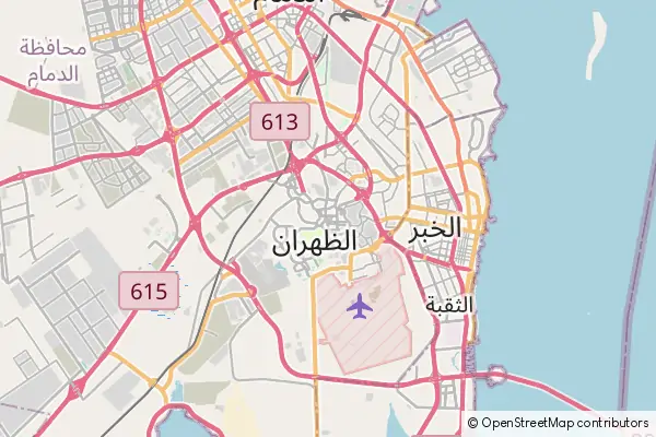 Mapa Dhahran