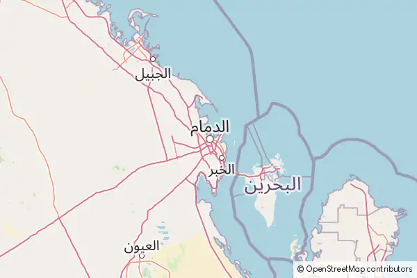 Mapa Ad-Dammam