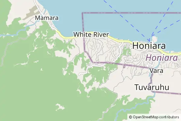 Mapa Honiara