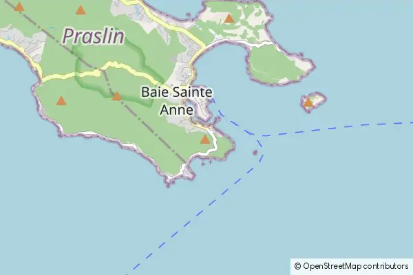 Mapa Baie Ste Anne