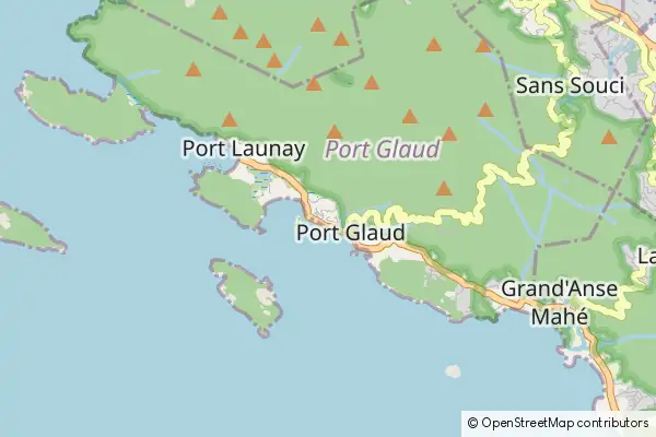 Mapa Port Glaud