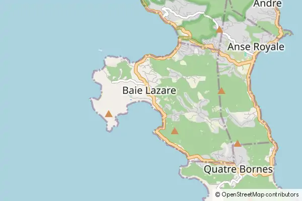 Mapa Baie Lazare