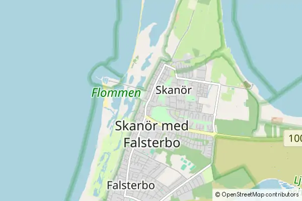 Mapa Skanör