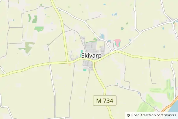 Mapa Skivarp