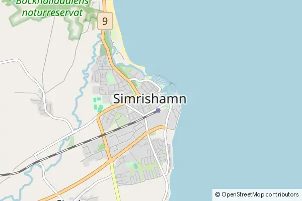 Mapa Simrishamn