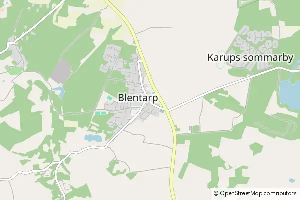 Mapa Blentarp