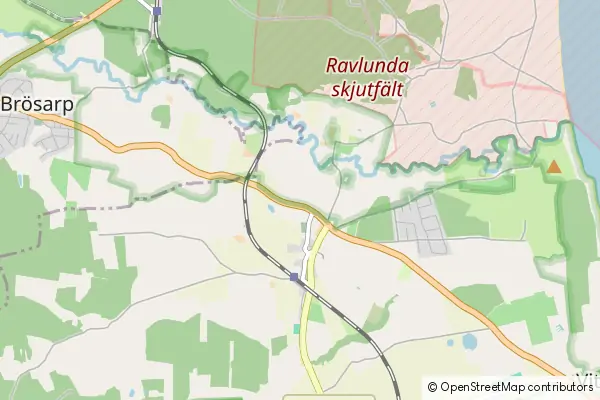 Mapa Ravlunda