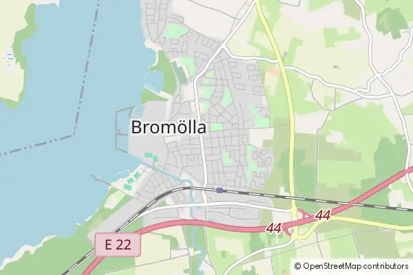 Mapa Bromölla