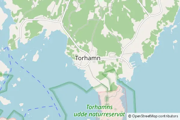 Mapa Torhamn