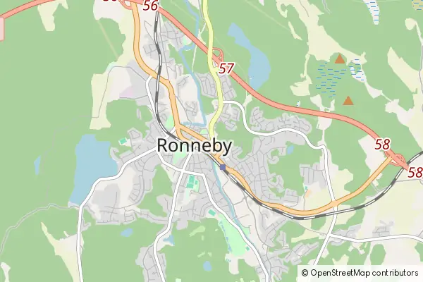 Mapa Ronneby