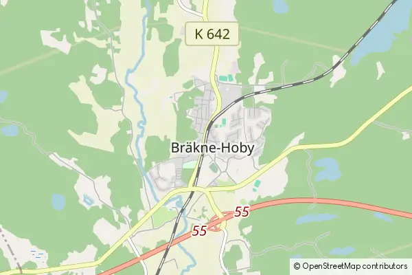 Mapa Brakne-Hoby