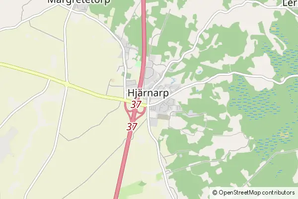 Mapa Hjärnarp