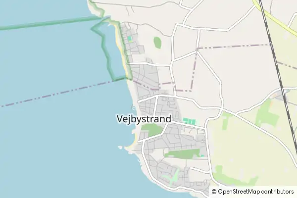 Mapa Vejbystrand