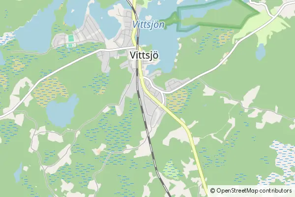 Mapa Vittsjo