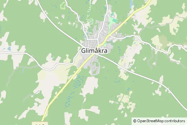 Mapa Glimåkra