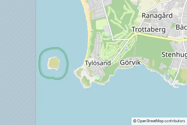 Mapa Tylösand