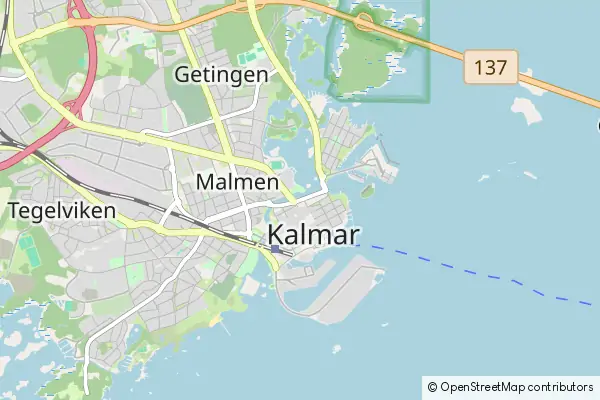 Mapa Kalmar