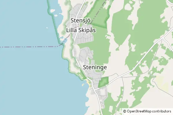 Mapa Steninge